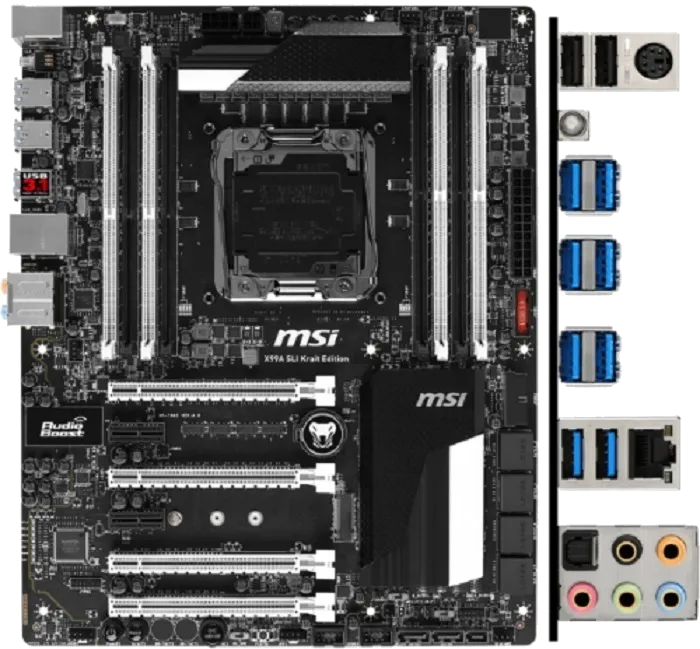 материнской платы MSI X99A SLI Krait Edition