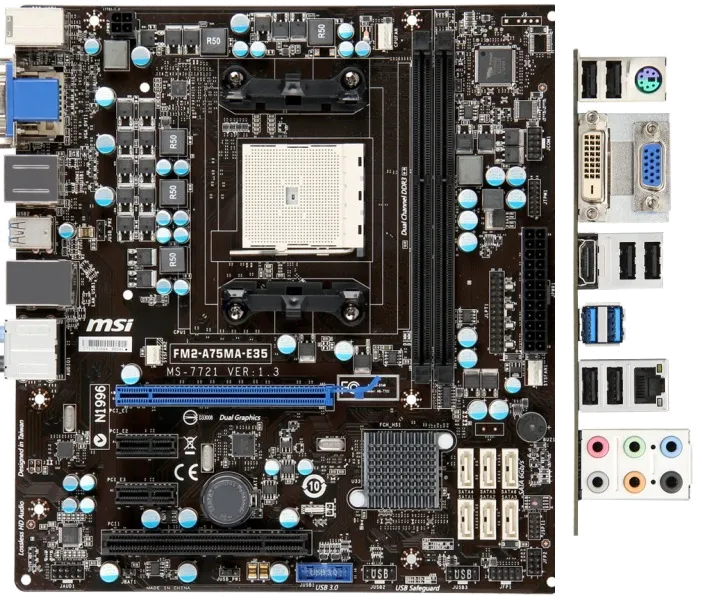 материнской платы MSI FM2-A75MA-E35