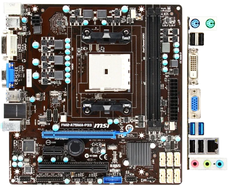 материнской платы MSI FM2-A75MA-P33