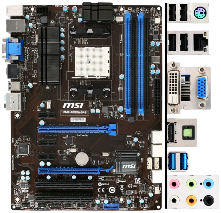материнской платы MSI FM2-A85XA-G43