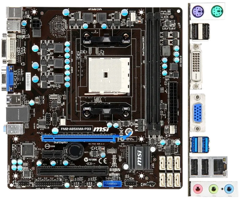 материнской платы MSI FM2-A85XMA-P33