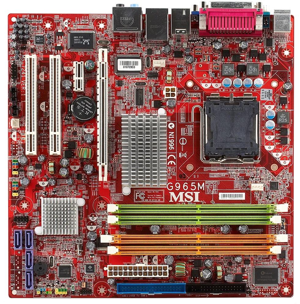 материнской платы MSI G965MDH-FI