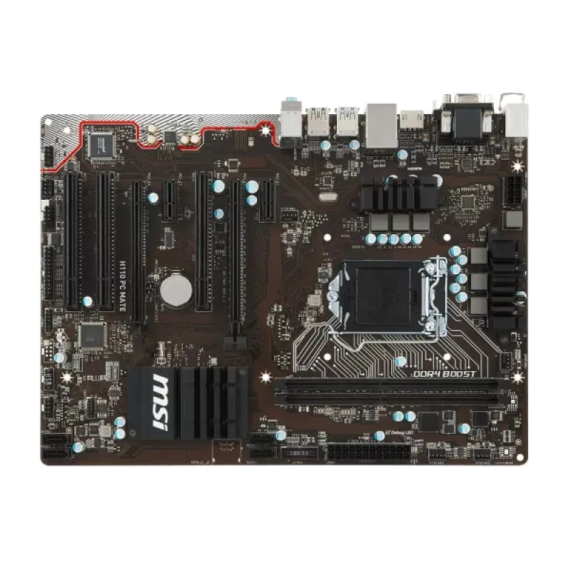 материнской платы MSI H110 PC MATE