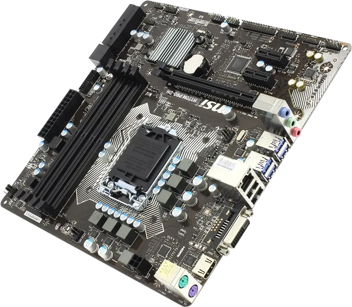 материнской платы MSI H170M PRO-DH