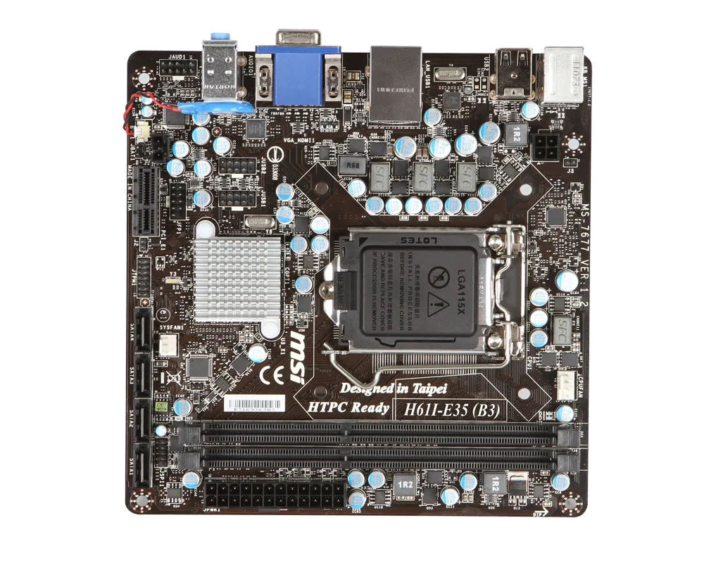 материнской платы MSI H61I-E35 (B3)